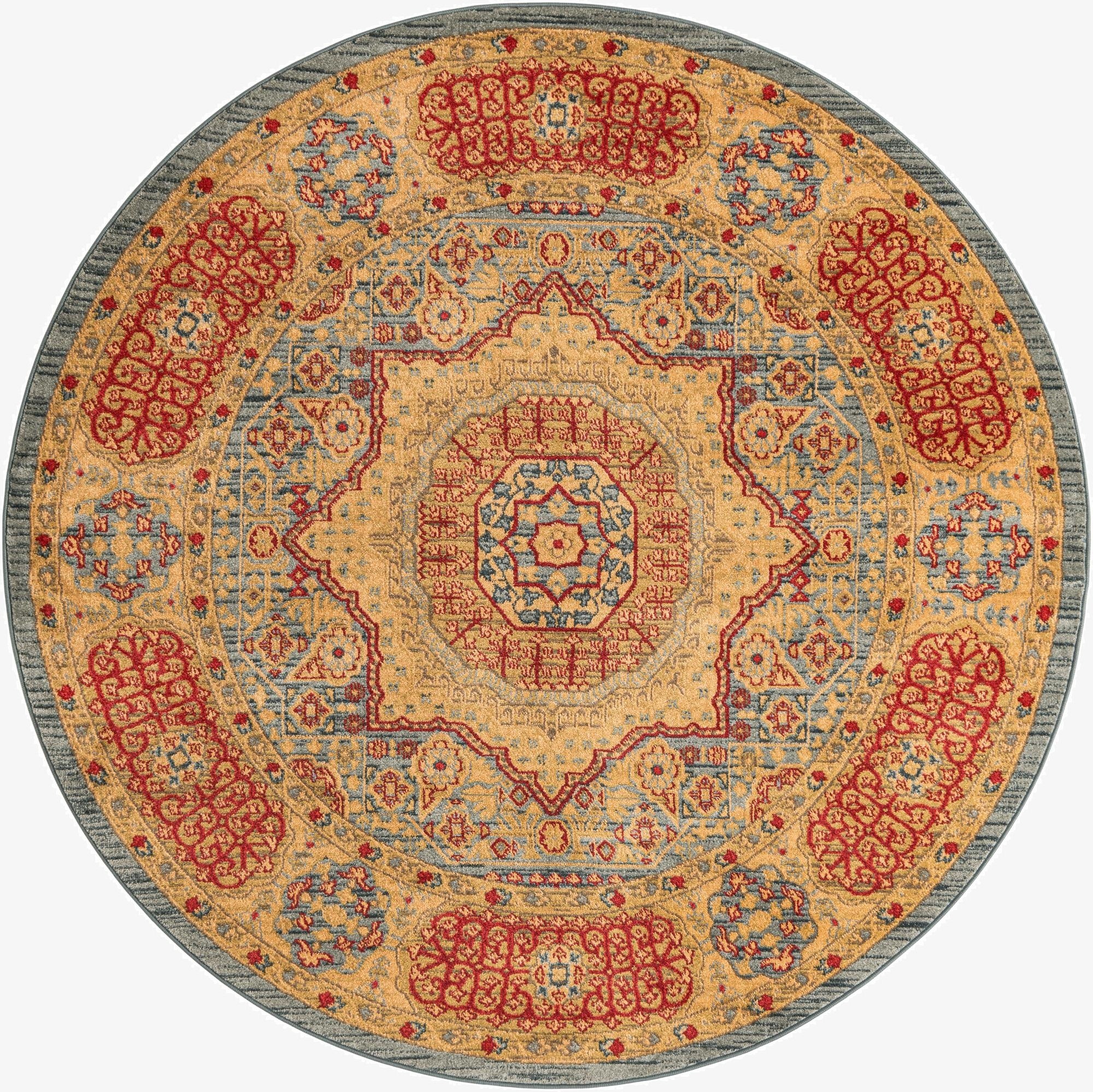 Primary image  6' x 6' Amina Round Rug