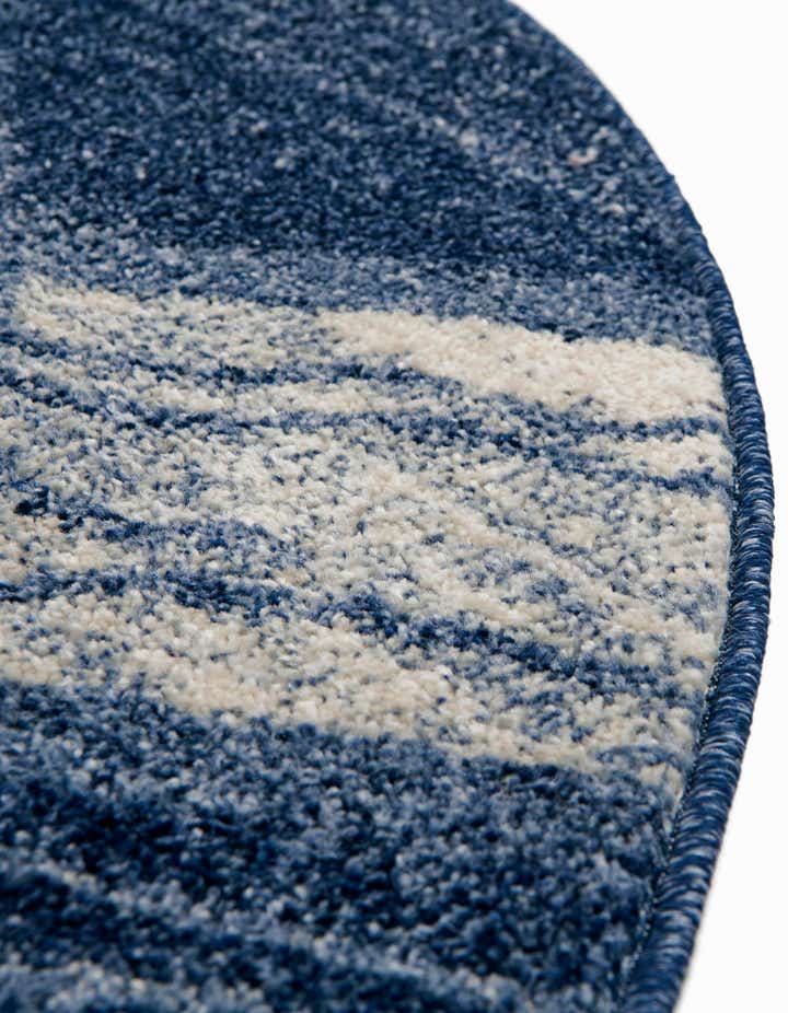 Light Blue 6' x 6' Angelica Round Rug | Rugs.com