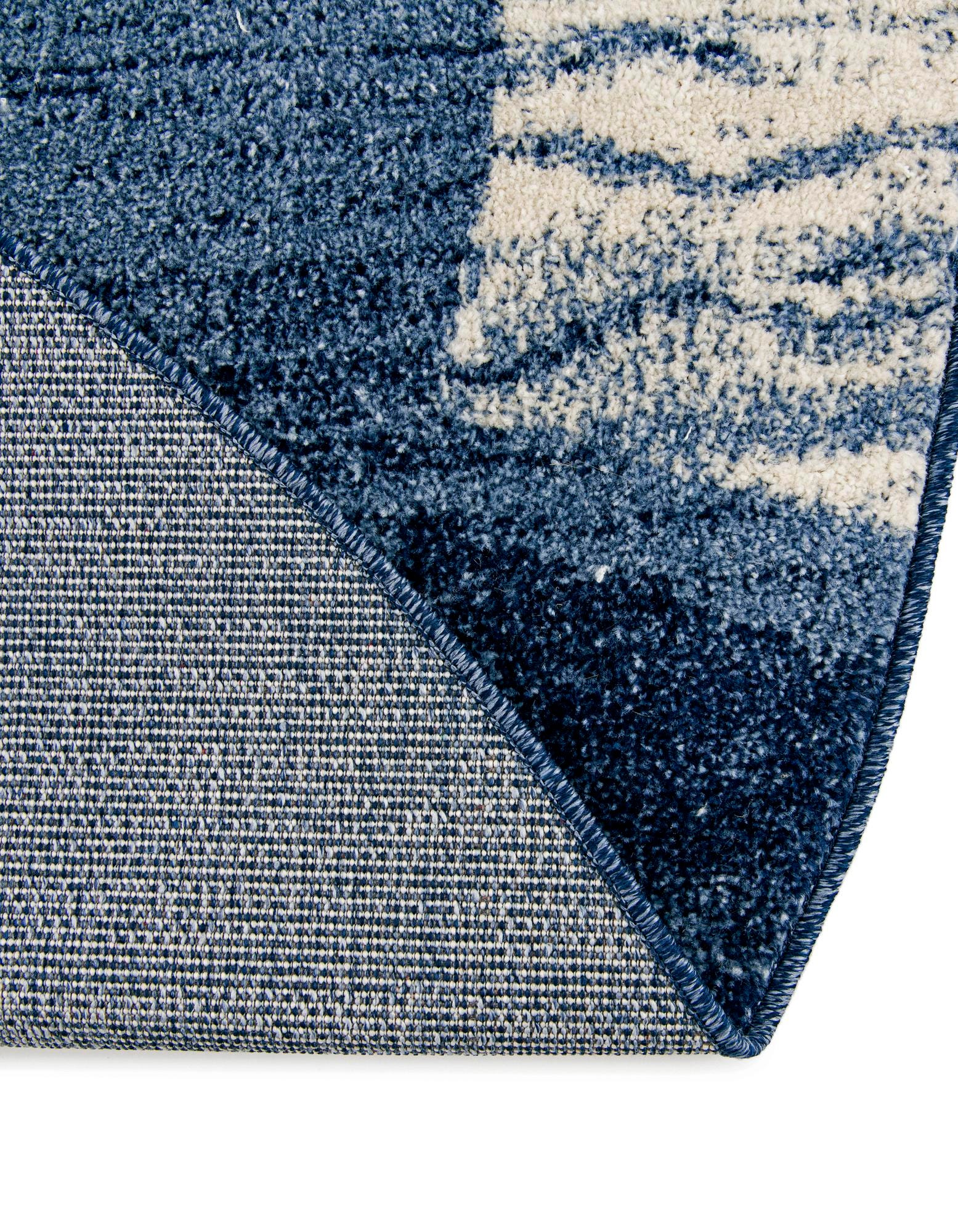 Light Blue 6' x 6' Angelica Round Rug | Rugs.com