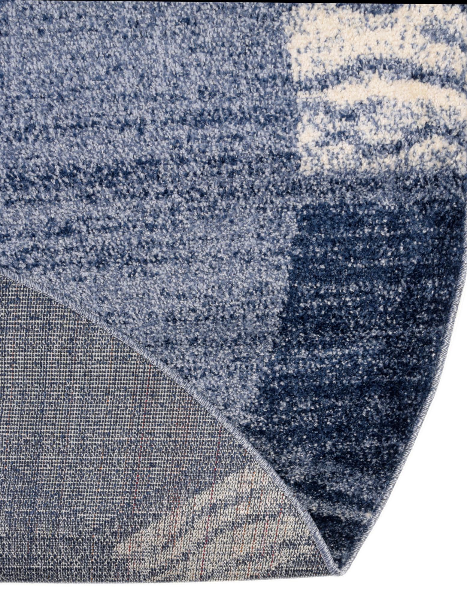 Light Blue 6' x 6' Angelica Round Rug | Rugs.com