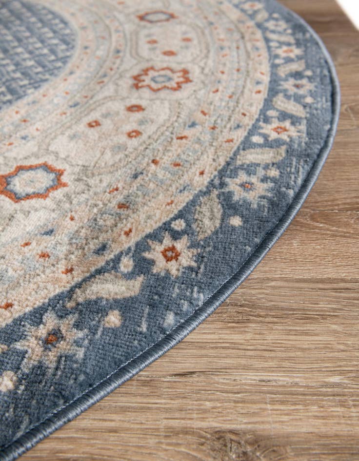 Detail image of  5' 3 x 5' 3 Charlotte Round Rug