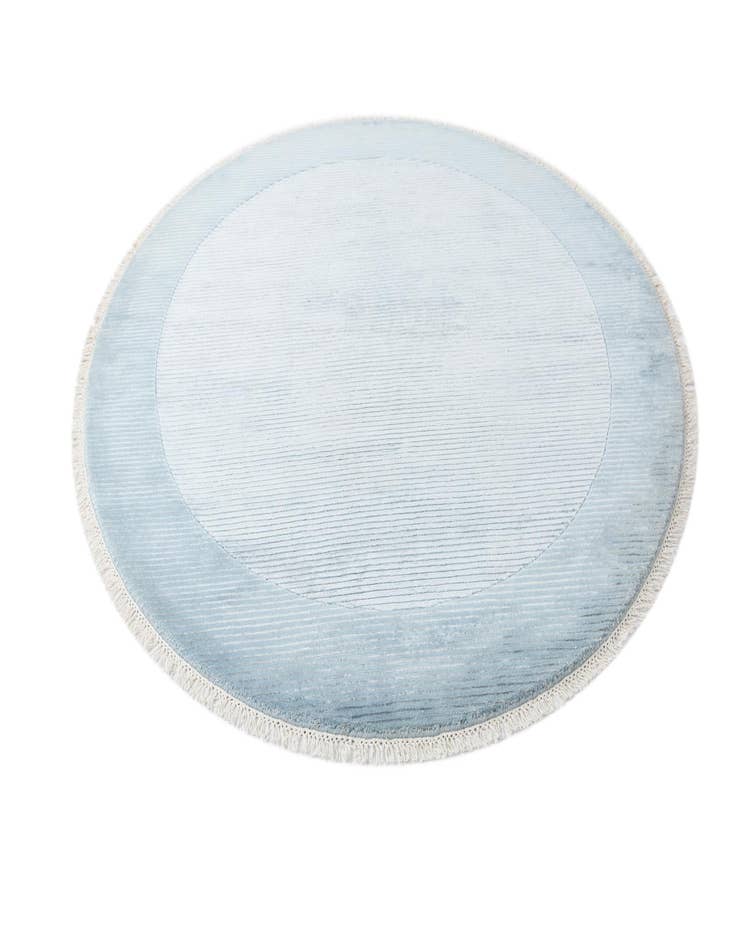 Detail image of  6' 8 x 6' 8  Hand Knotted Darya Wool Round Rug