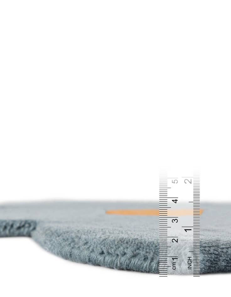 Detail image of  4' 1 x 4' 1 Happy Rugs Funky Flower Wool Round