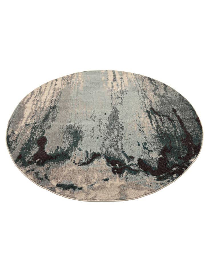Detail image of  6' x 6'  Washable Hyacinth Round Rug