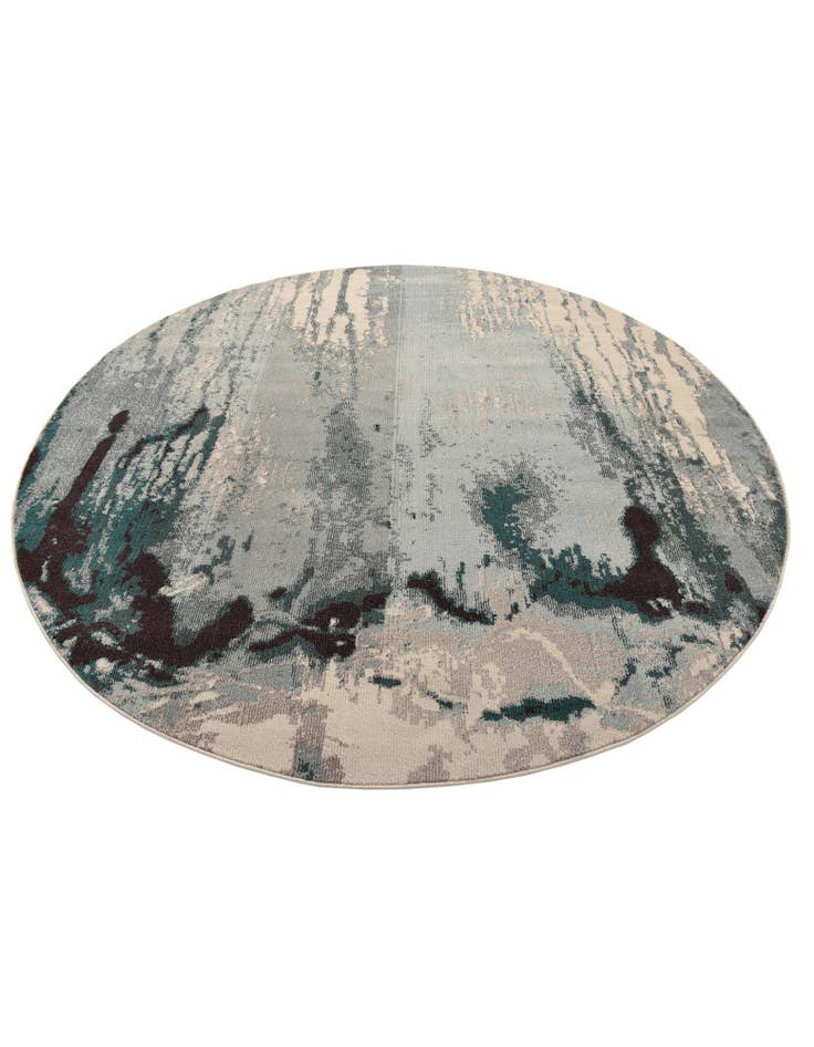 Detail image of  8' x 8'  Washable Hyacinth Round Rug