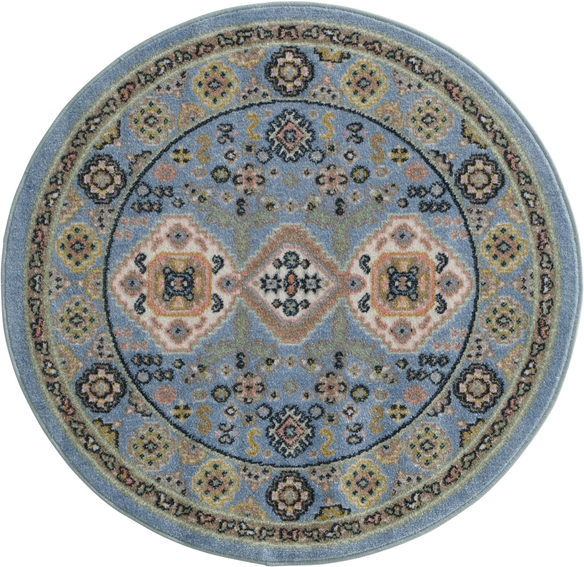  3' 3 x 3' 3 Kamala Washable Round Rug
