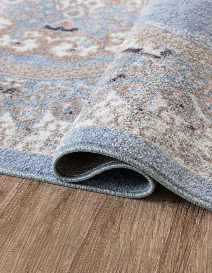 Detail image of  5' 3 x 5' 3 Kamala Washable Round Rug