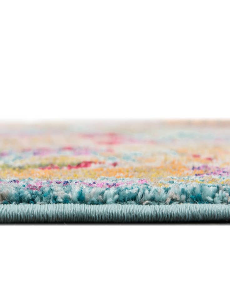 Detail image of  6' x 6'  Washable Mesa Round Rug