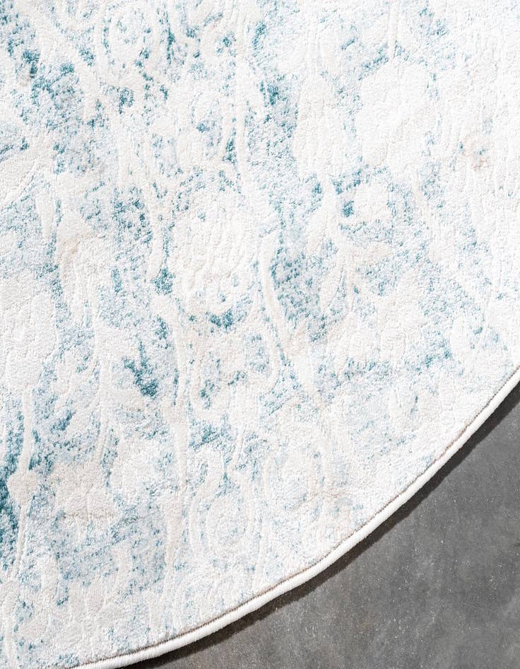 Detail image of  6' x 6' Modern Classical Round Rug