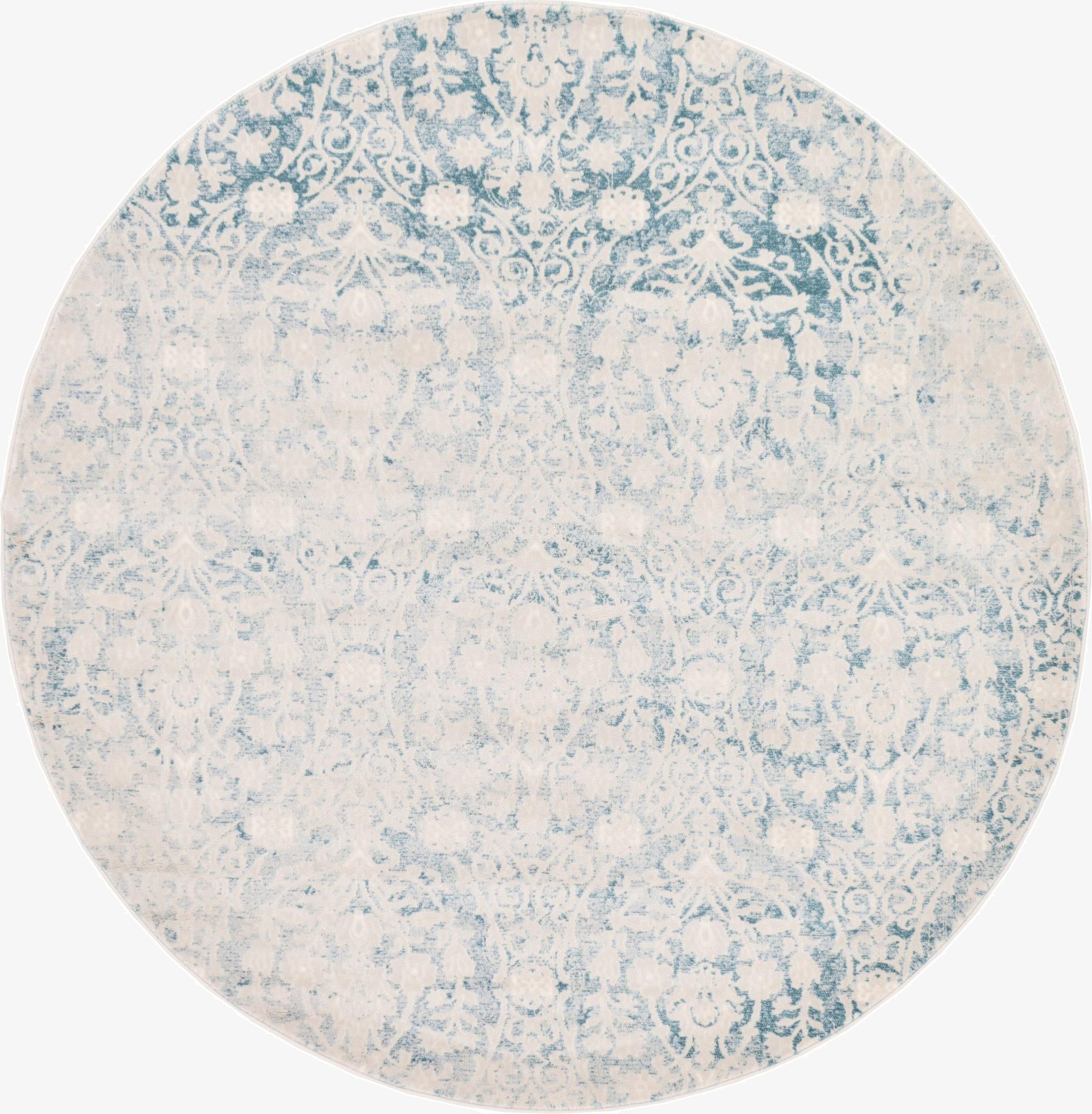  6' x 6' Modern Classical Round Rug