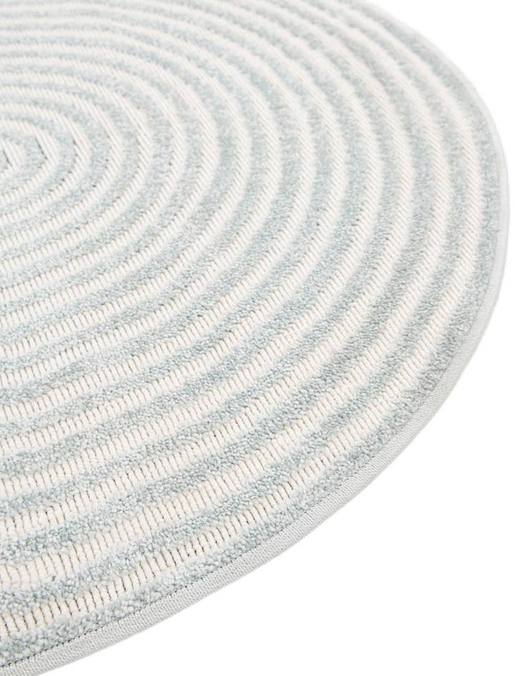 Detail image of  3' x 3'  Washable Sabrina Soto Indoor / Outdoor Round Rug