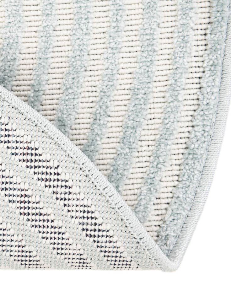 Detail image of  3' x 3'  Washable Sabrina Soto Indoor / Outdoor Round Rug