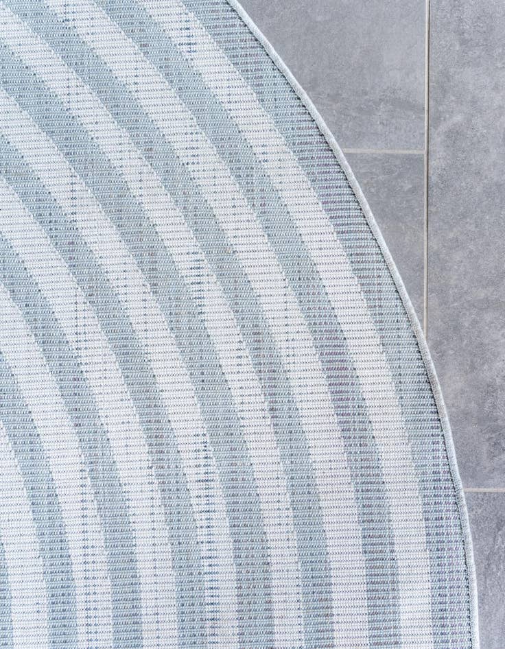 Detail image of  3' x 3'  Washable Sabrina Soto Indoor / Outdoor Round Rug