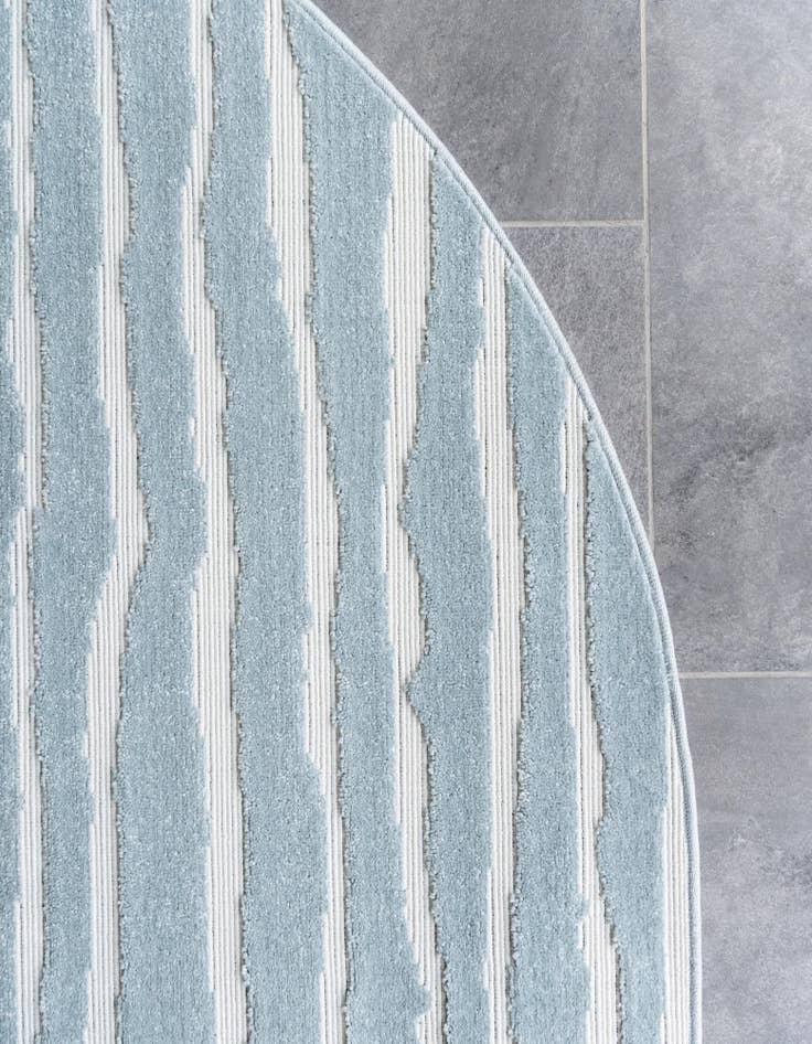 Detail image of  8' x 8'  Washable Sabrina Soto Ola Indoor / Outdoor Round Rug