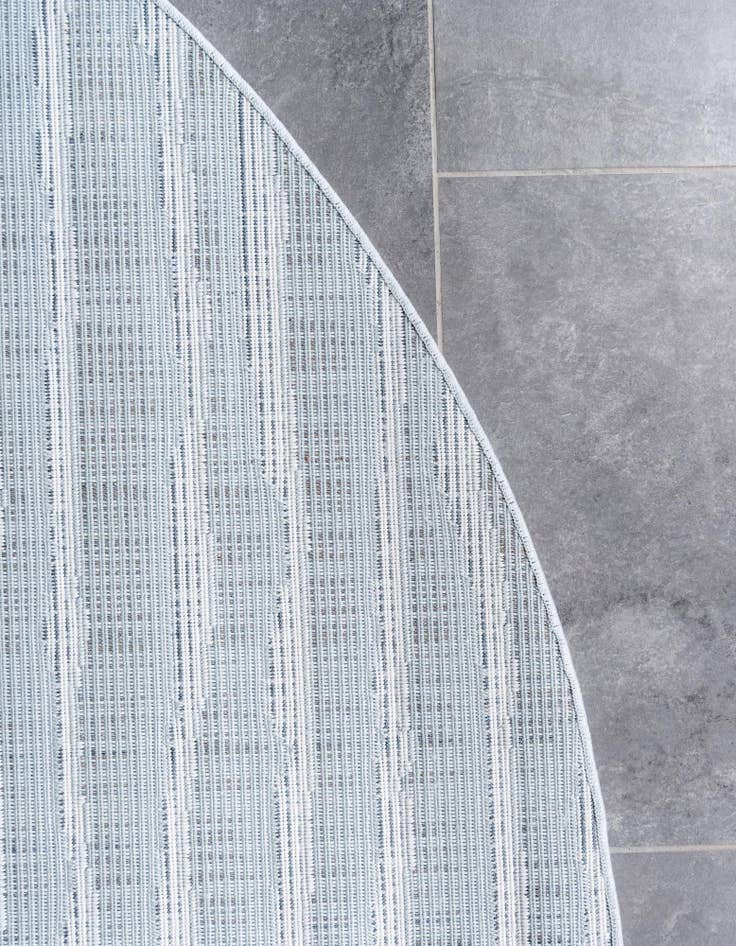 Detail image of  8' x 8'  Washable Sabrina Soto Ola Indoor / Outdoor Round Rug