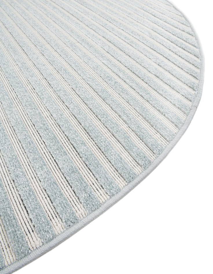 Detail image of  3' x 3'  Washable Sabrina Soto Indoor / Outdoor Round Rug