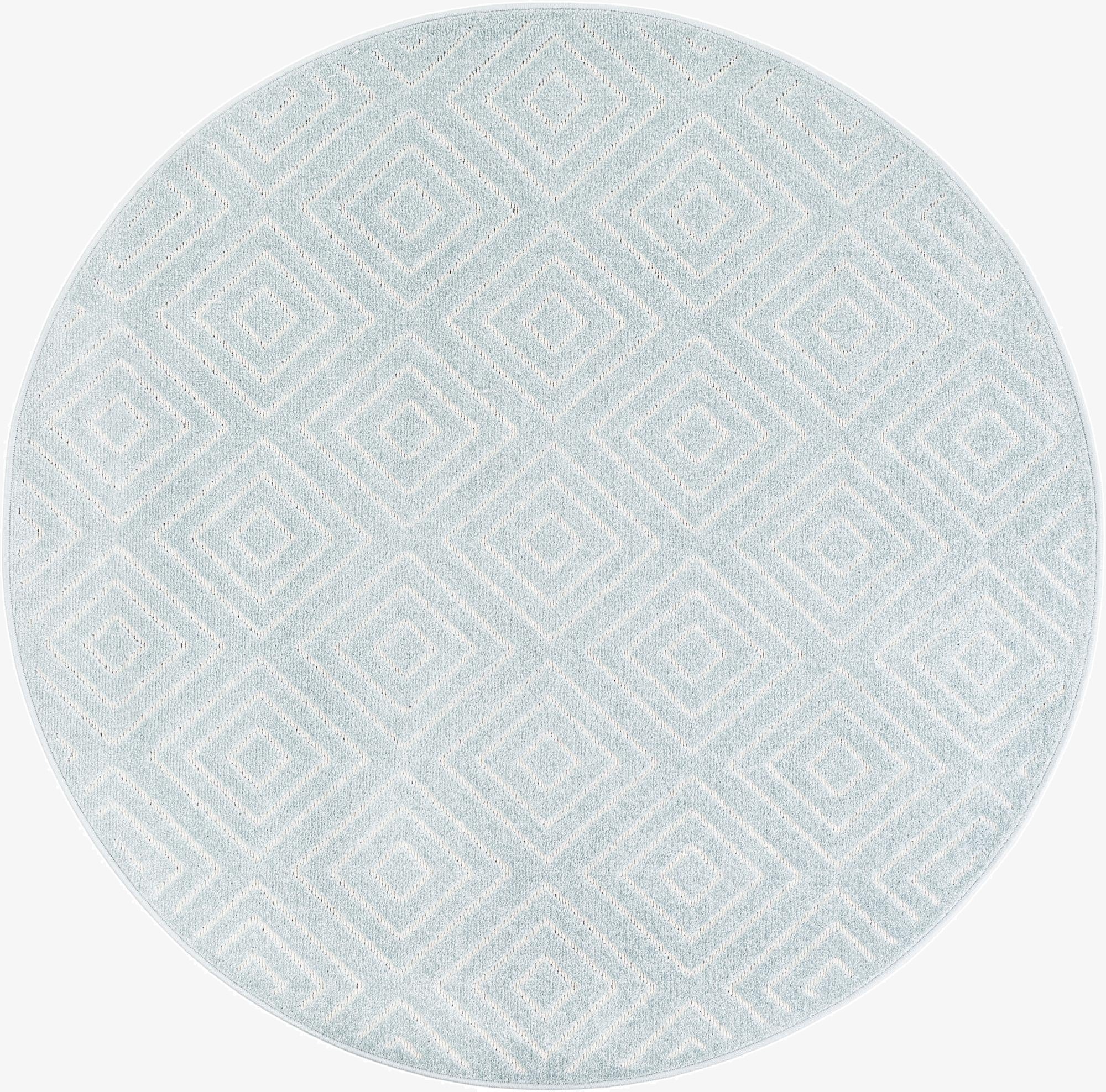  5' x 5'  Washable Sabrina Soto Indoor / Outdoor Round Rug