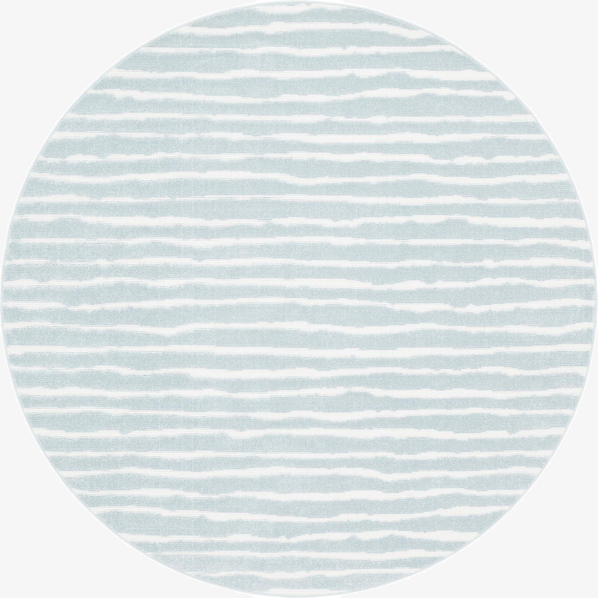  8' x 8'  Washable Sabrina Soto Ola Indoor / Outdoor Round Rug