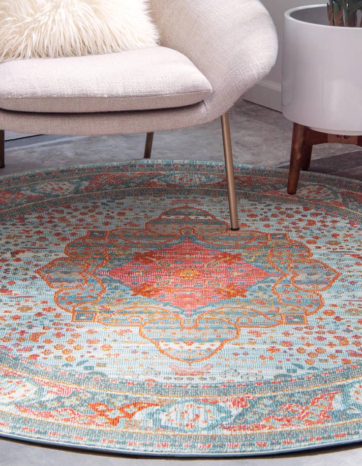 Detail image of  4' x 4' Santiago Round Rug