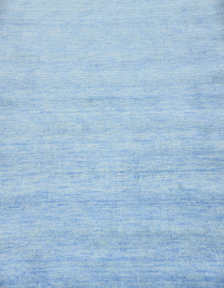 Detail image of  9' 10 x 9' 10  Hand Knotted Solid Gabbeh Wool Round Rug