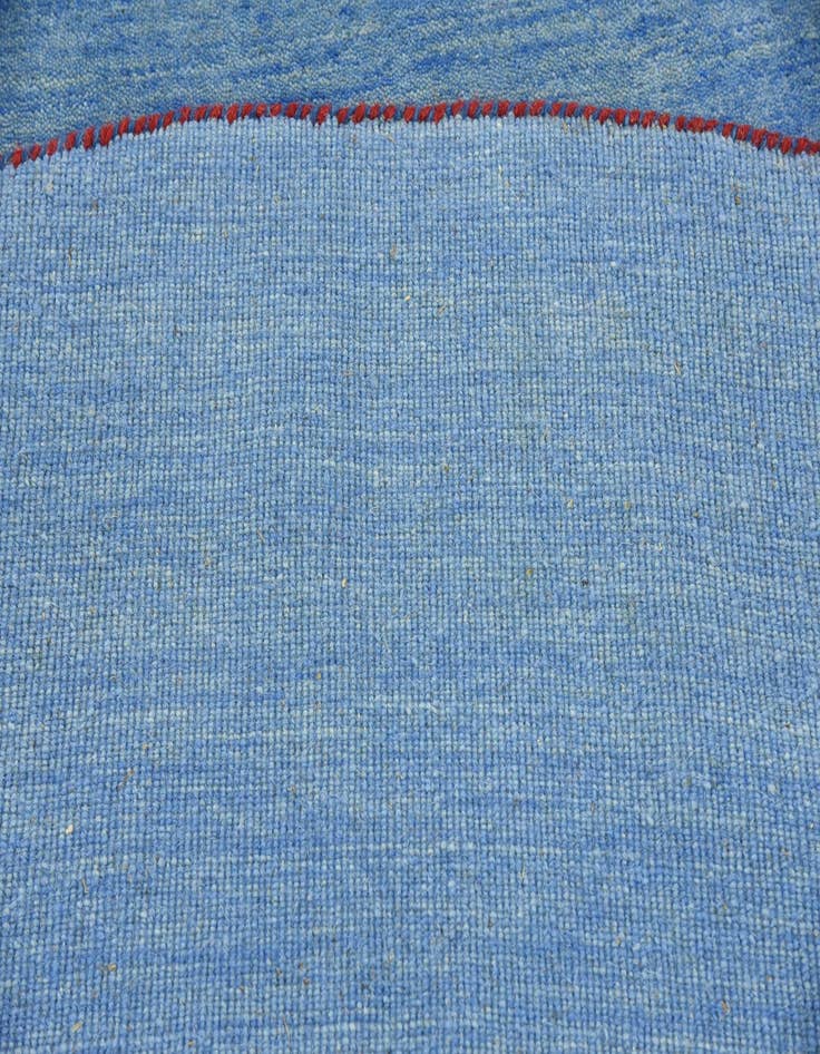 Detail image of  9' 10 x 9' 10  Hand Knotted Solid Gabbeh Wool Round Rug