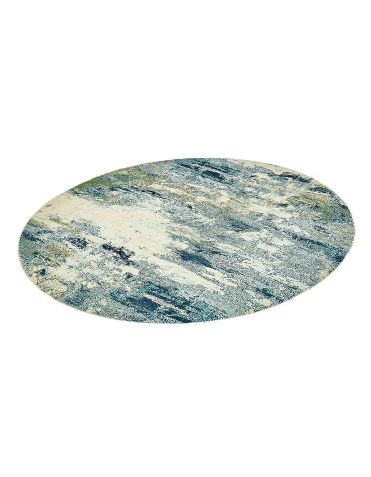 Detail image of  8' x 8'  Washable Theia Round Rug