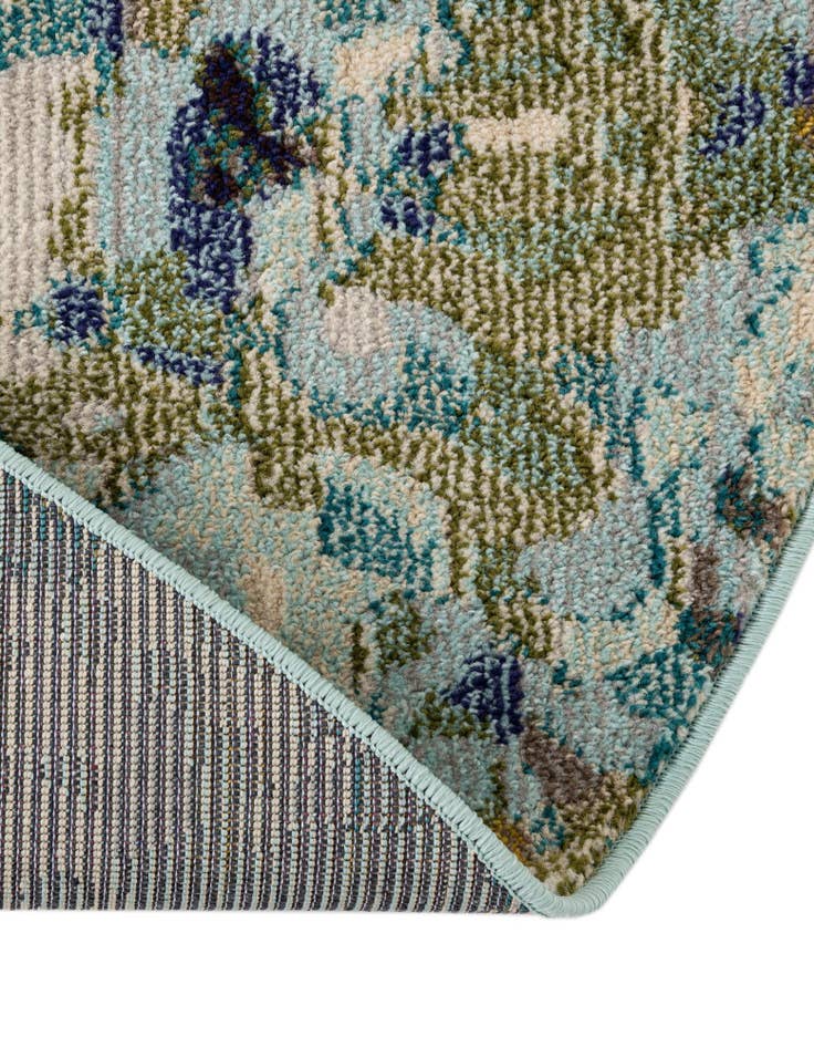 Detail image of  8' x 8'  Washable Theia Round Rug