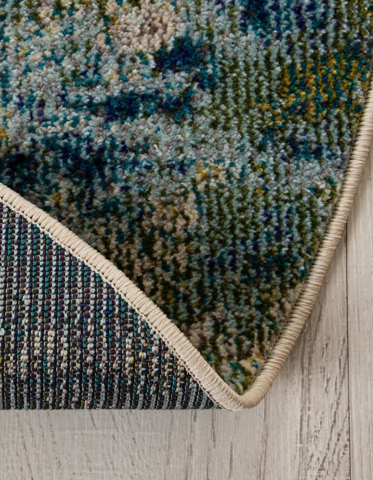 Detail image of  8' x 8'  Washable Theia Round Rug