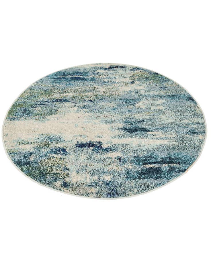 Detail image of  3' 3 x 3' 3  Washable Theia Round Rug
