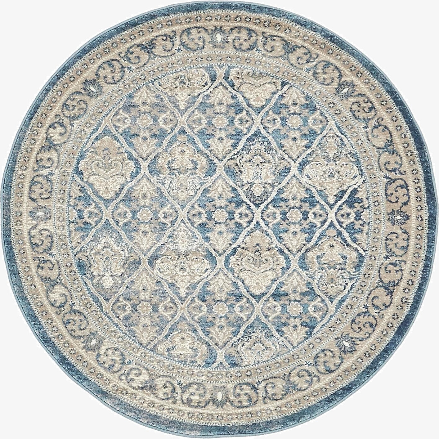  4' x 4' Viola Round Rug