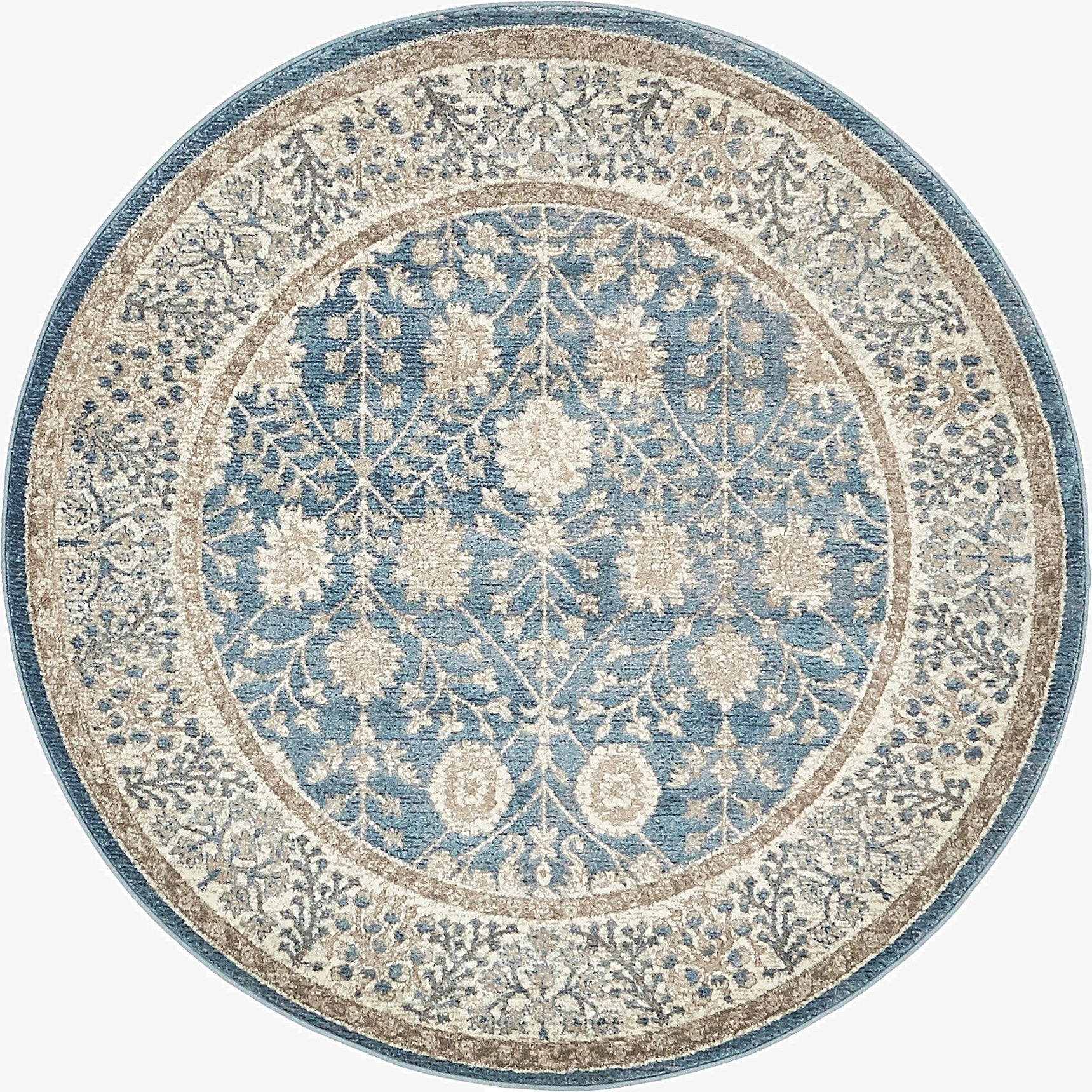  5' x 5' Viola Round Rug