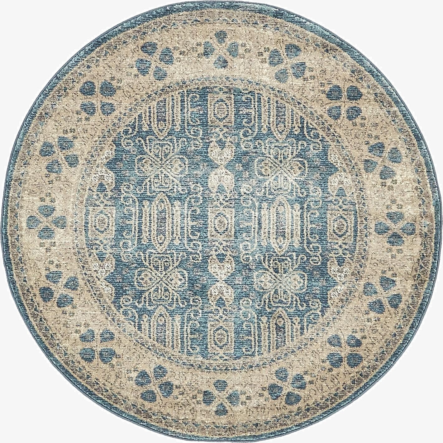  4' x 4' Viola Round Rug