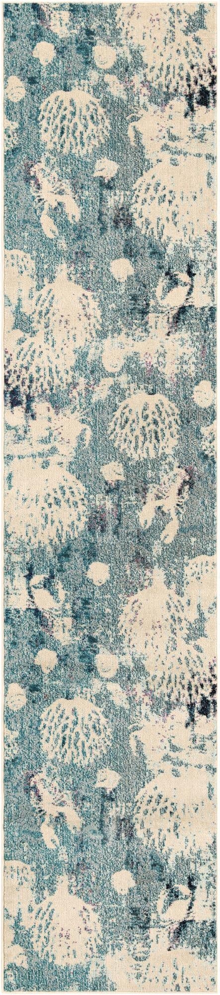  2' 7 x 12'  Washable Amalfi Runner Rug