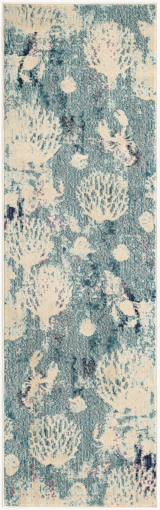  2' 2 x 6' 9  Washable Amalfi Runner Rug