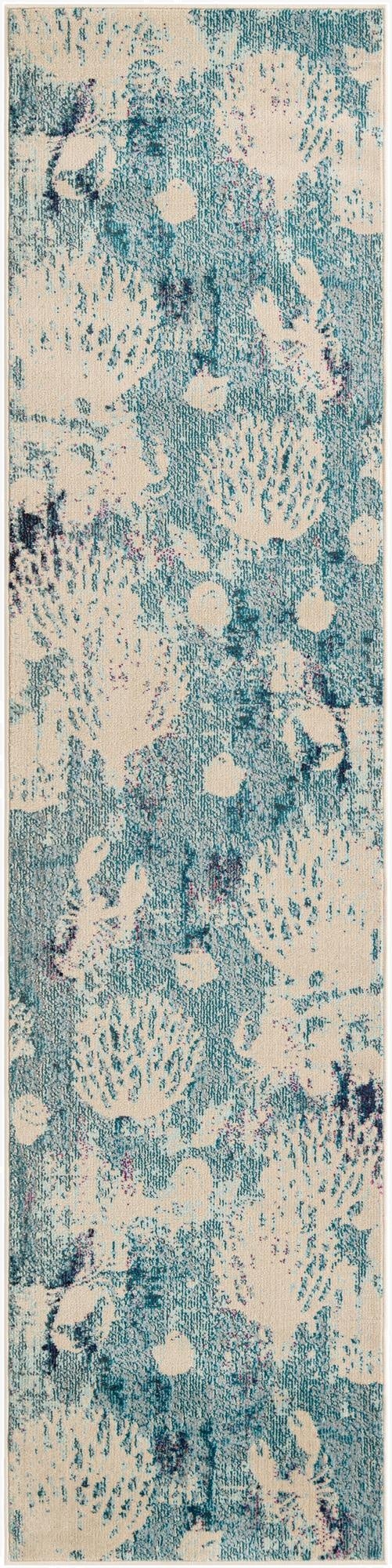  2' 7 x 10'  Washable Amalfi Runner Rug