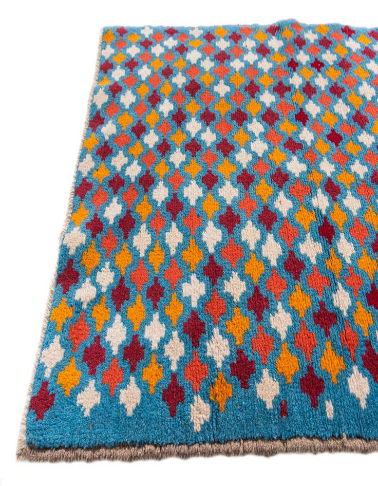 Detail image of  2' 6 x 9' 7  Hand Knotted Balouch Wool Runner Rug