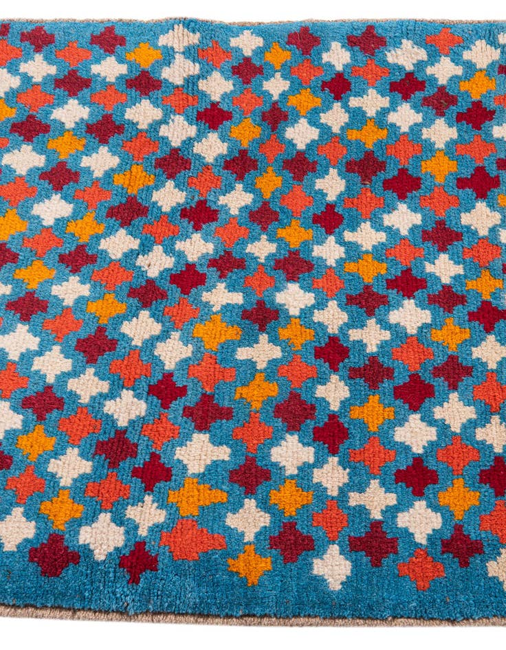 Detail image of  2' 6 x 9' 7  Hand Knotted Balouch Wool Runner Rug