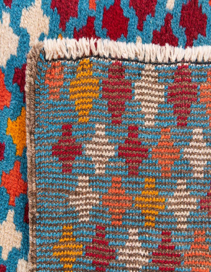 Detail image of  2' 6 x 9' 7  Hand Knotted Balouch Wool Runner Rug
