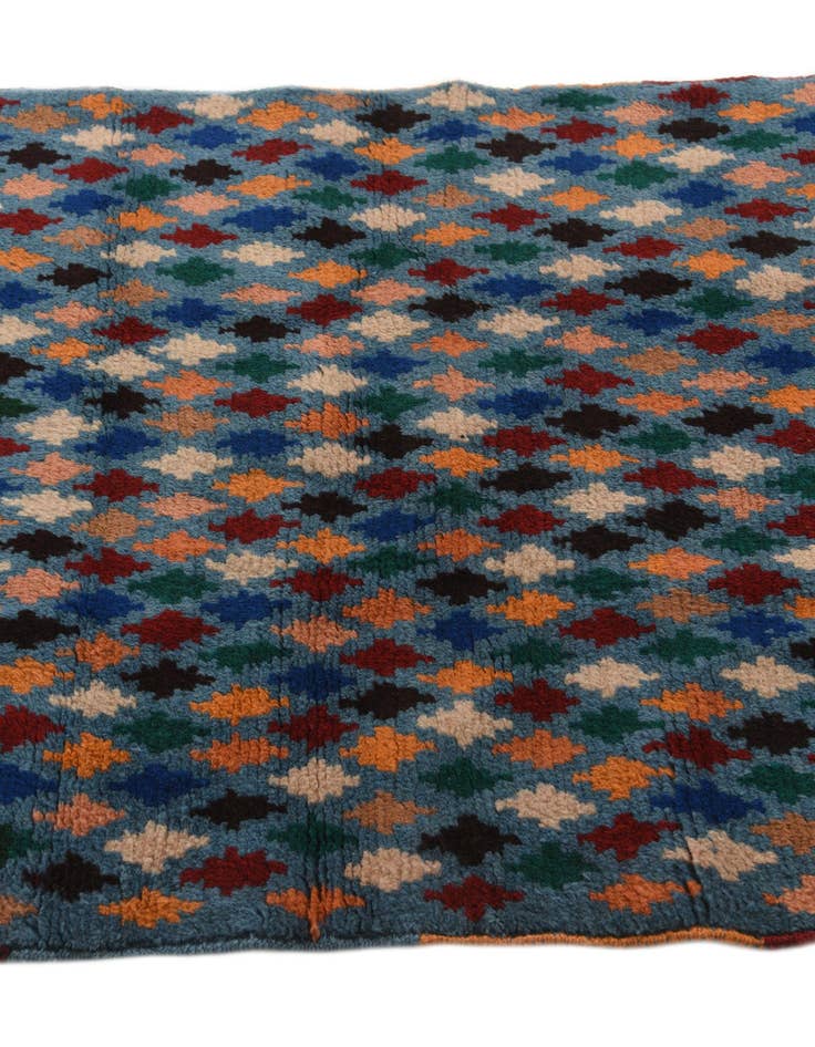 Detail image of  3' x 9' 7  Hand Knotted Balouch Wool Runner Rug