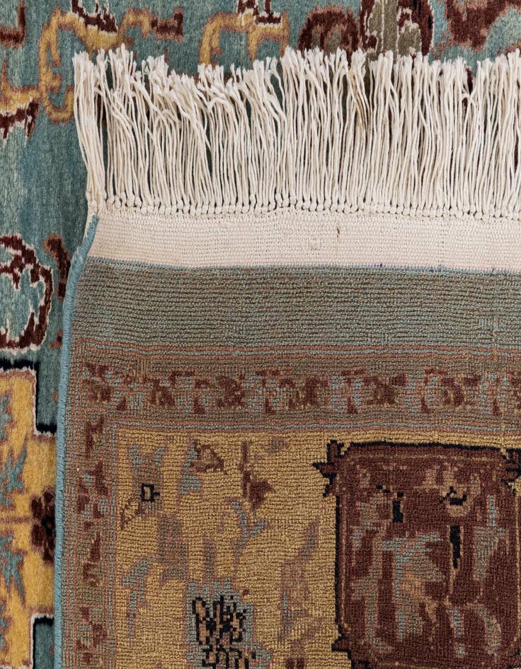 Detail image of  3' 2 x 7'  Hand Knotted Bokhara Runner Rug