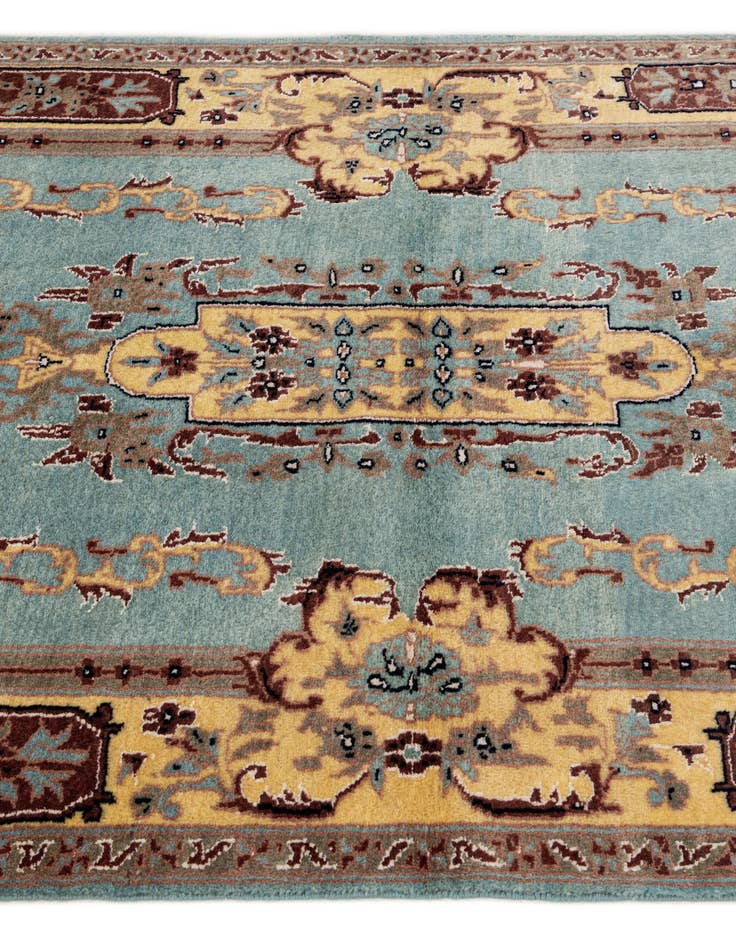 Detail image of  3' 2 x 7'  Hand Knotted Bokhara Runner Rug