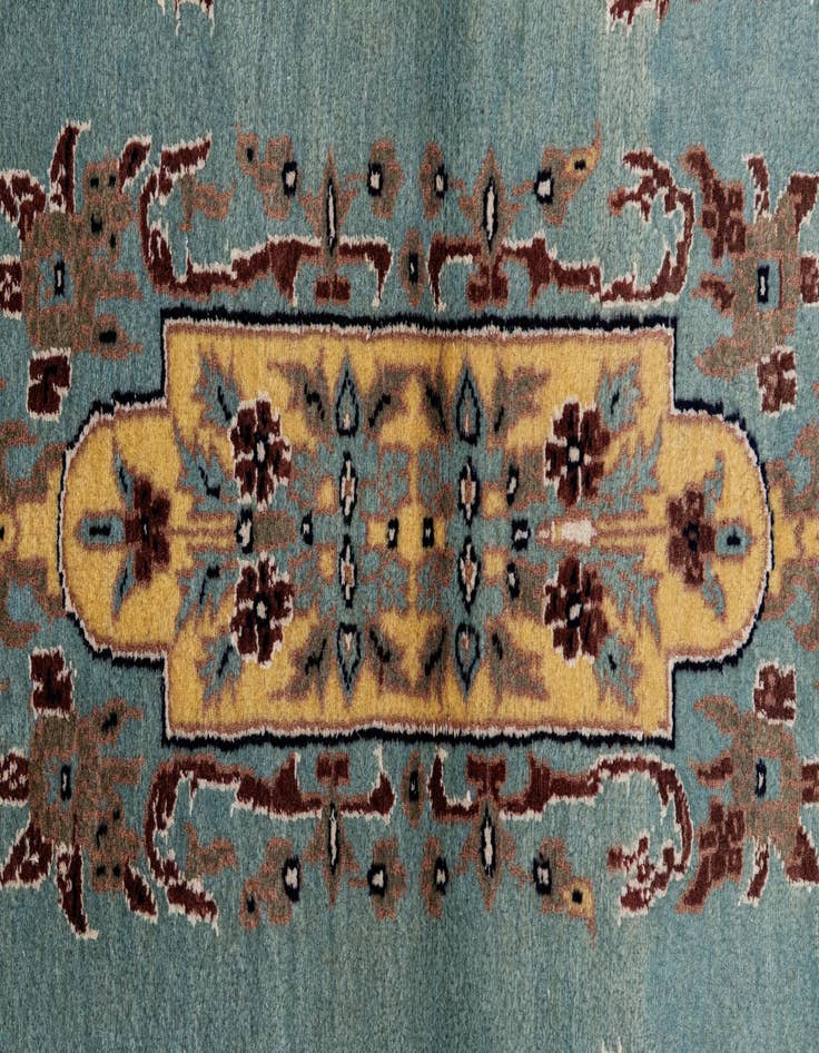 Detail image of  3' 2 x 7'  Hand Knotted Bokhara Runner Rug