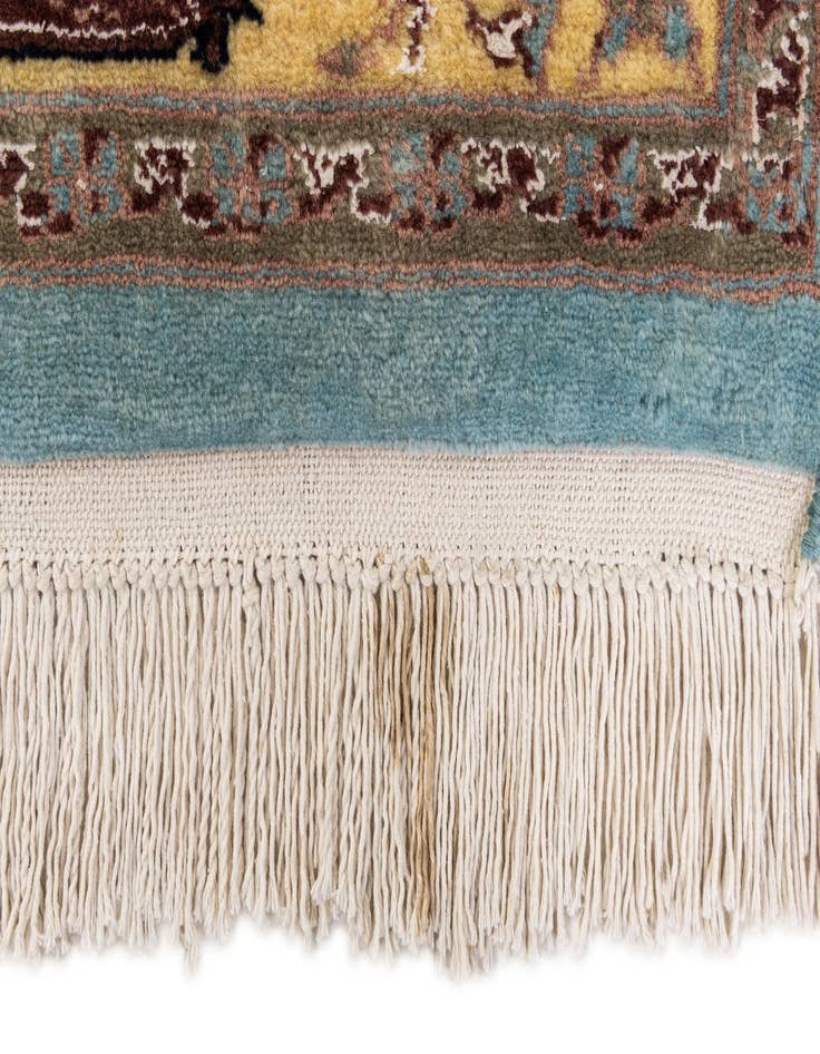 Detail image of  3' 2 x 7'  Hand Knotted Bokhara Runner Rug