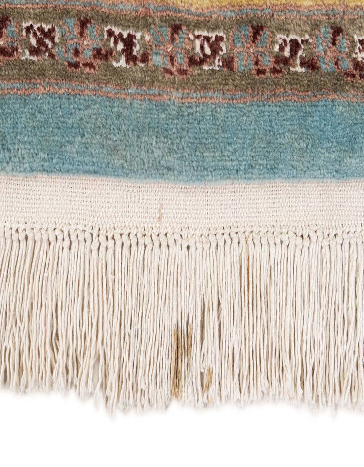 Detail image of  3' 2 x 7'  Hand Knotted Bokhara Runner Rug