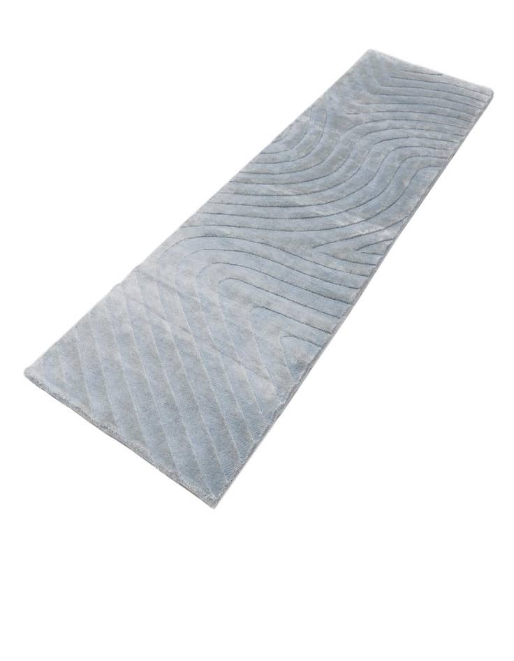 Detail image of  2' 7 x 9' 10  Hand Knotted Darya Wool Runner Rug