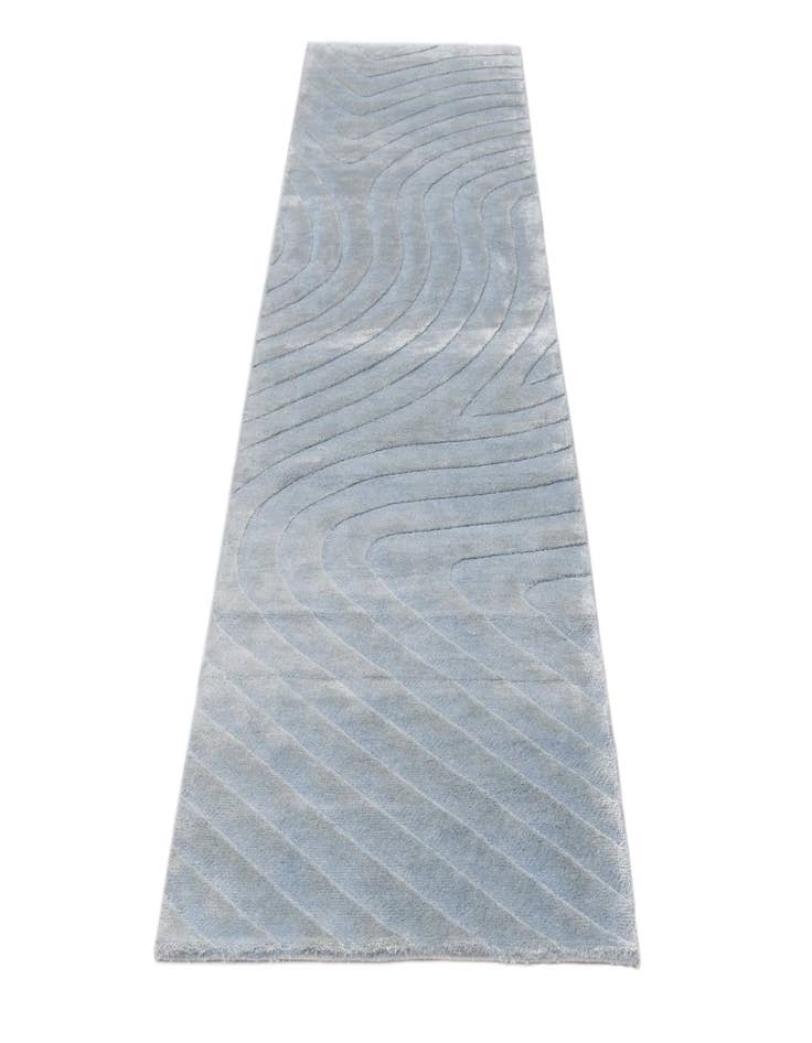 Detail image of  2' 7 x 9' 10  Hand Knotted Darya Wool Runner Rug