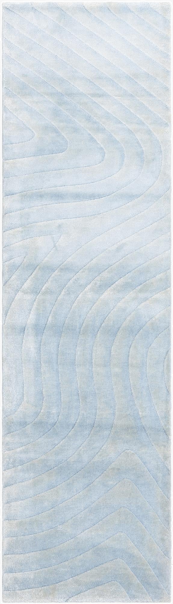  2' 7 x 9' 10  Hand Knotted Darya Wool Runner Rug