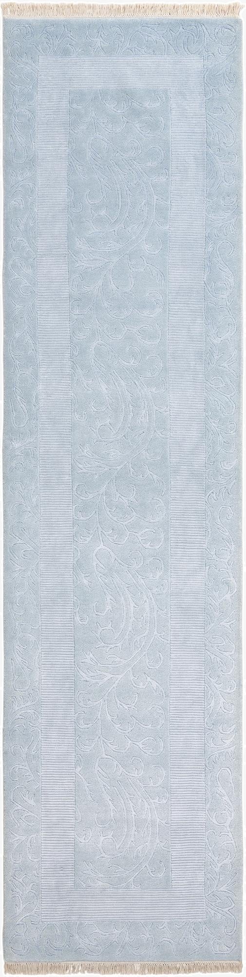  3' 3 x 12' 10  Hand Knotted Darya Wool Runner Rug