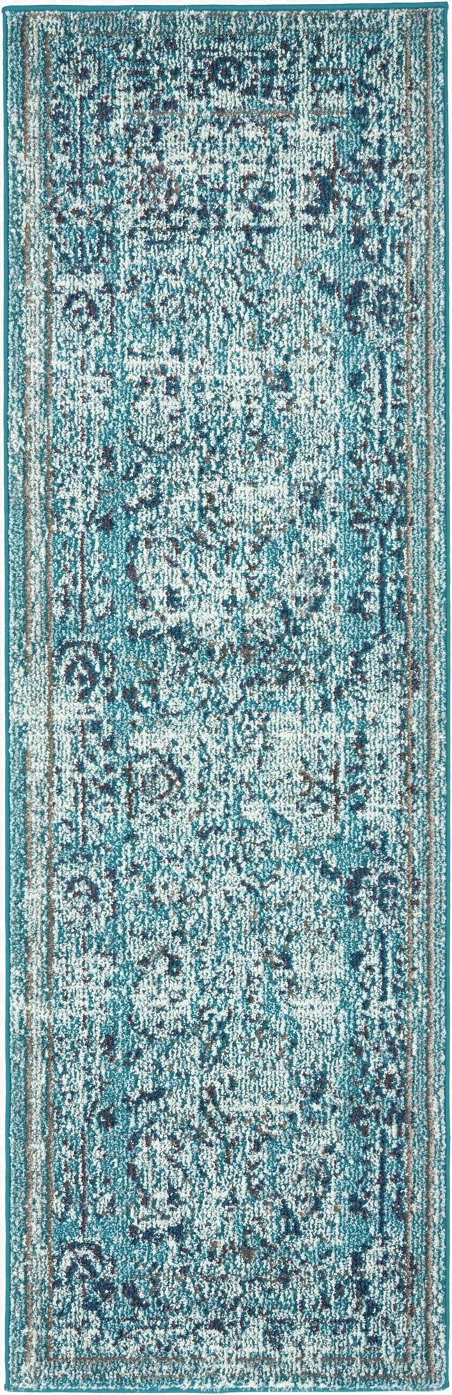  2' 2 x 6' 9  Washable Fleur Runner Rug