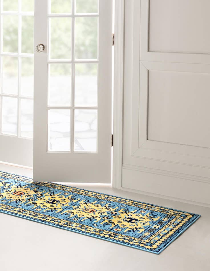 Detail image of  3' x 16' 5 Heris Runner Rug